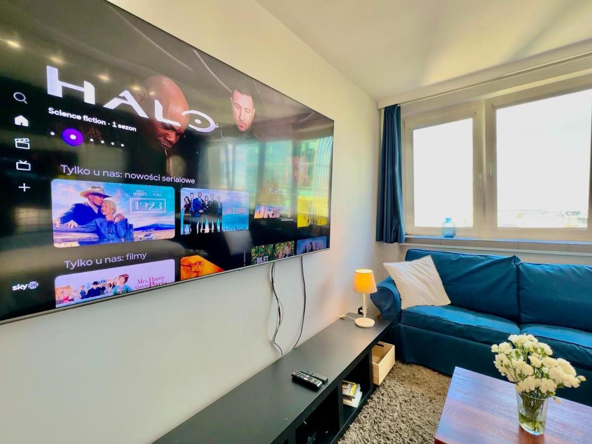 Super Apartament White Warszawa 2X Metro Scisle Centrum Wifi 300 Mbs New Exterior foto